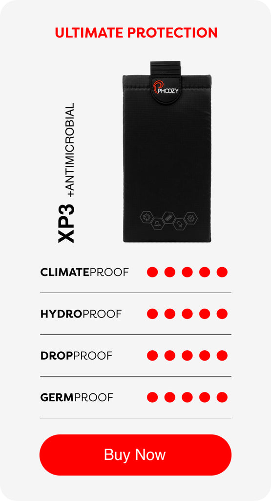 XP3 - Climate proof, Drop proof, hydro proof, germproof
